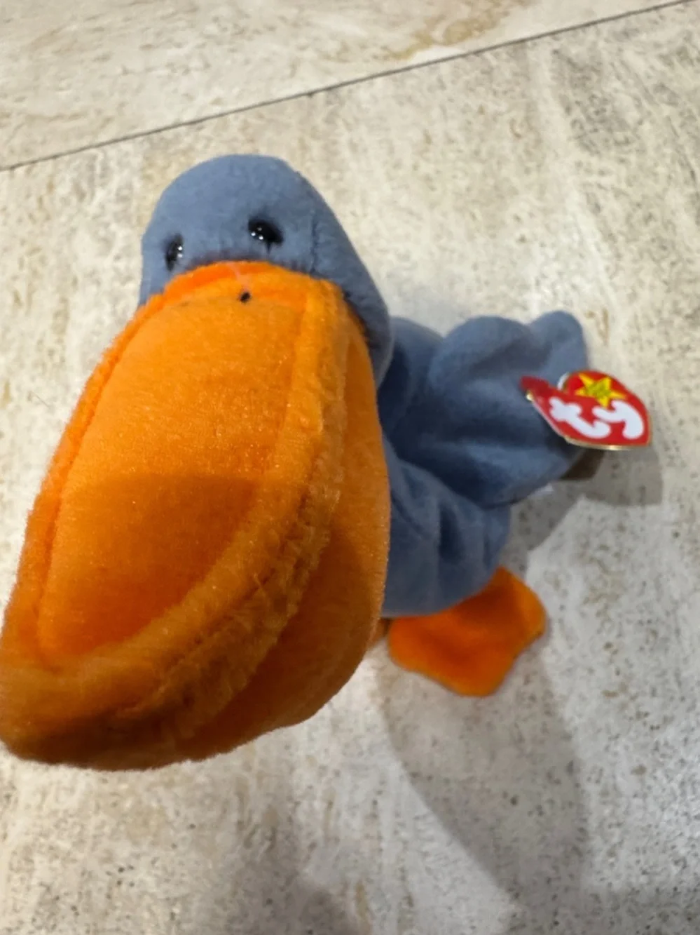 Ty Plush Bird Trio - Gray & Orange, Tan & Brown, White & Red